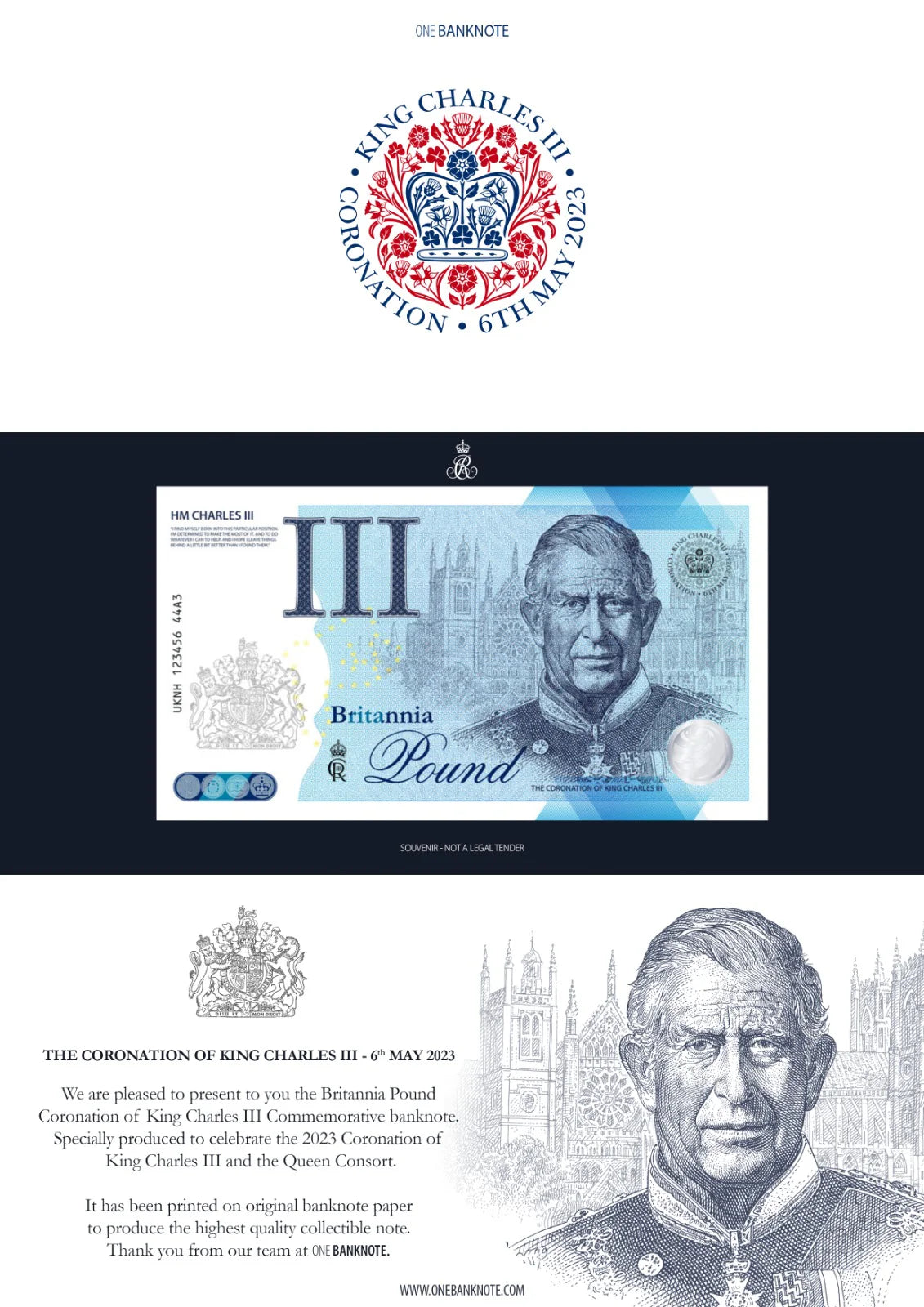 The Coronation of King Charles III (2023) KC - Limited edition