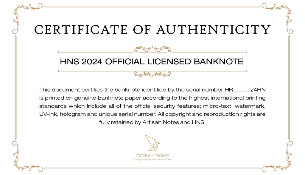 HNS 2024/2025 Official Licensed Banknote
