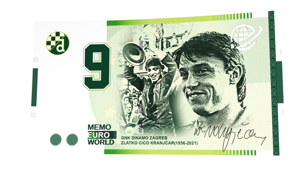 GNK Dinamo Zagreb #9 - Zlatko Cico Kranjcar Souvenir Banknote