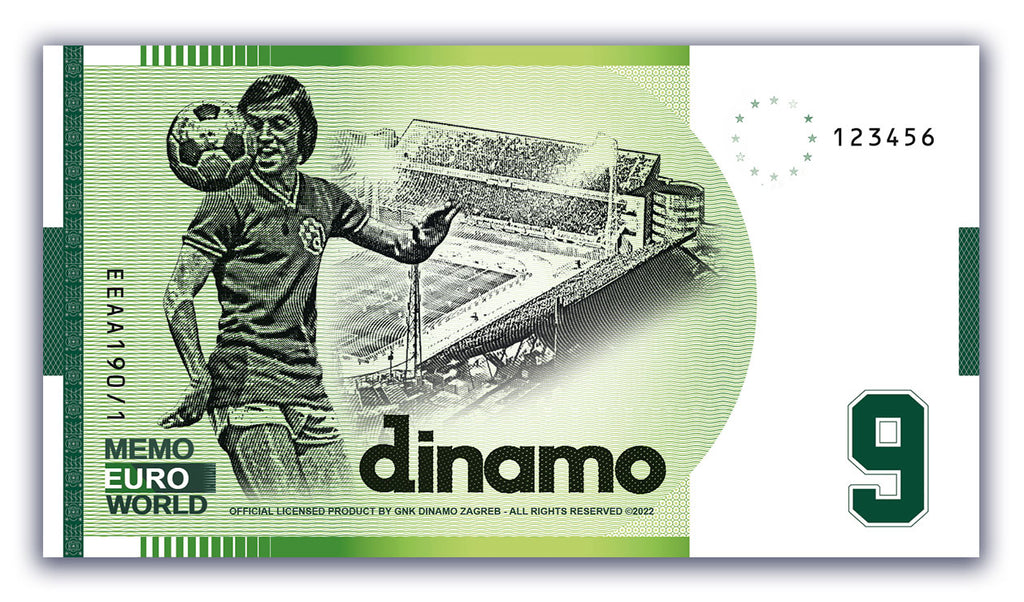 GNK Dinamo Zagreb #9 - Zlatko Cico Kranjcar Souvenir Banknote