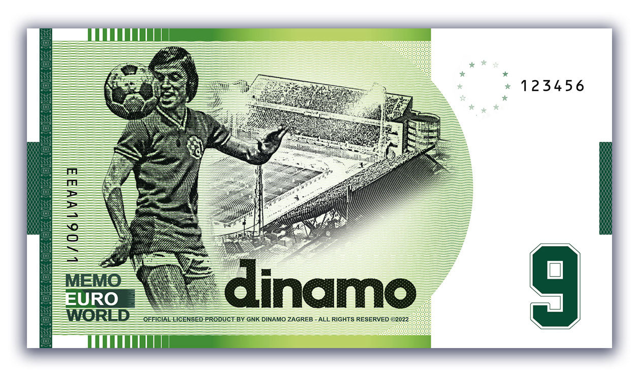 GNK Dinamo Zagreb #9 - Zlatko Cico Kranjcar Souvenir Banknote