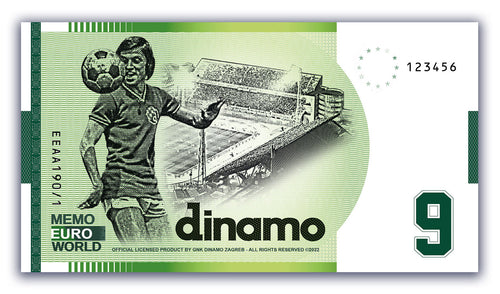 GNK Dinamo Zagreb #9 - Zlatko Cico Kranjcar Souvenir Banknote