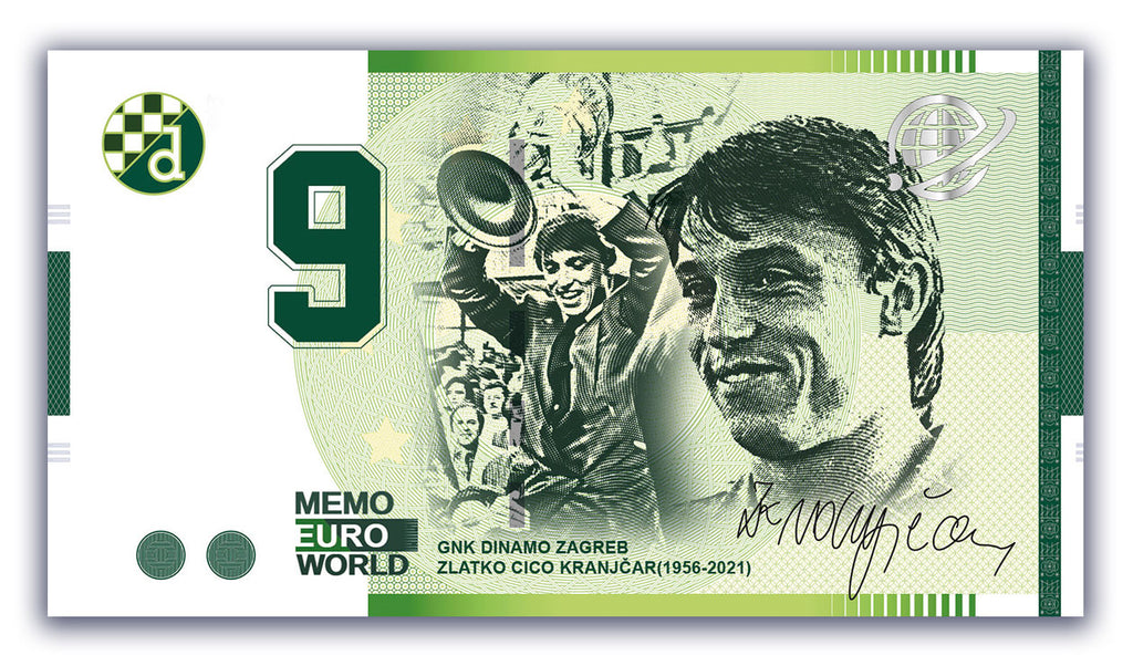 GNK Dinamo Zagreb #9 - Zlatko Cico Kranjcar Souvenir Banknote